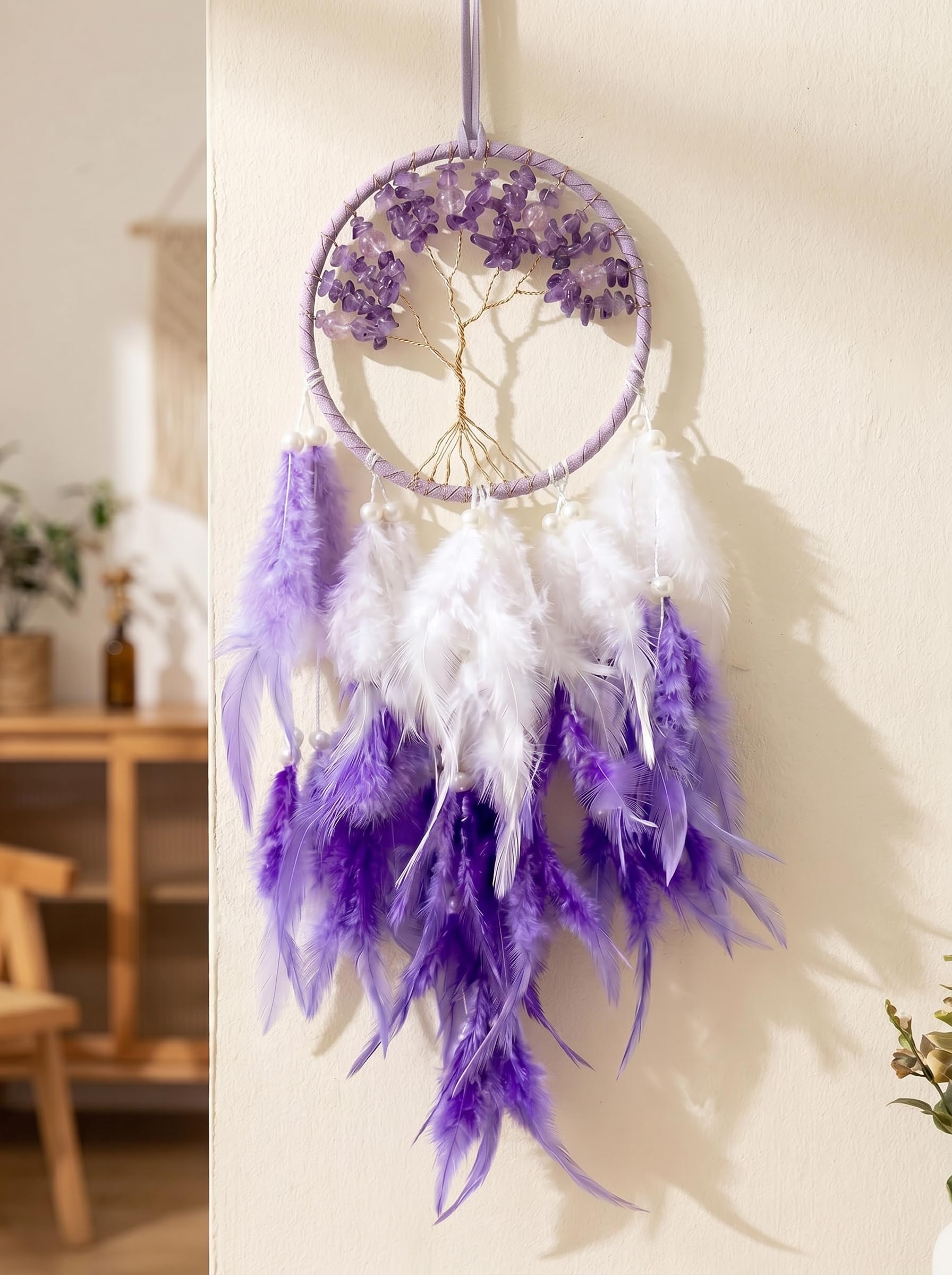 Buy JH Gallery Dreamcatcher with (Amethyst Crystal) Tree of Life
